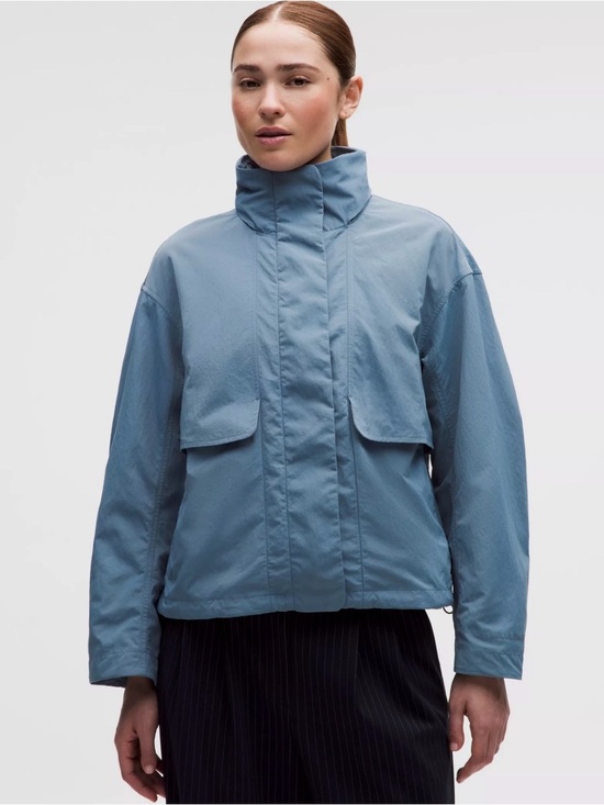 lululemon athletica Jackets & Blazers - NWT lululemon Always Effortless Jacket *Evolve - Women’s Small - Steel Blue